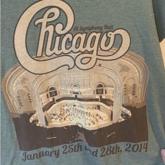 Chicago band At symphony Hall January 2014 t-shirt Gildan SZ M - Cool - Picture 3 of 6